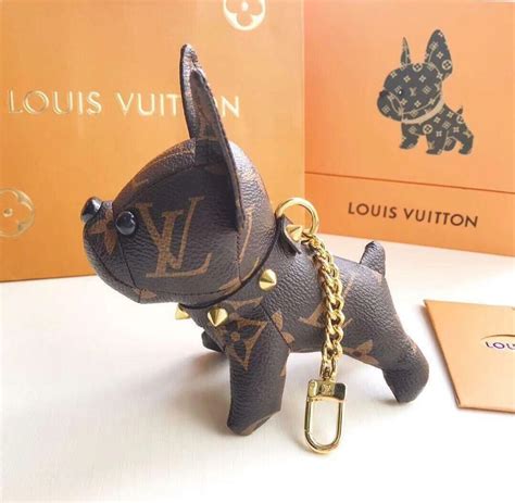 louis vuitton bulldog keychain|louis vuitton dog keychain price.